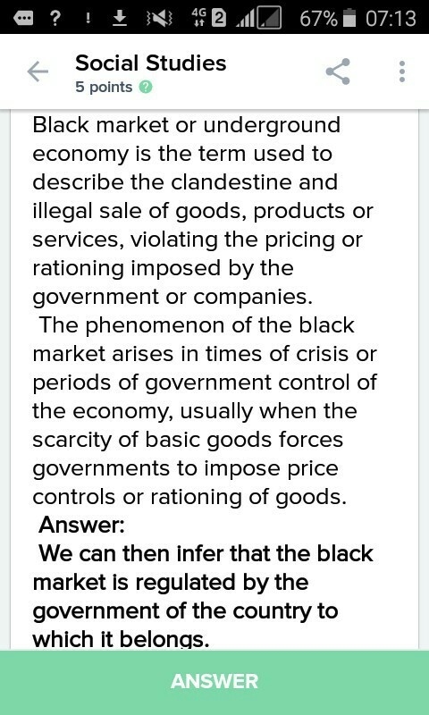 Does anyone regulate black markets?-example-1