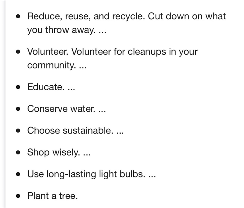 What can you do to help our planet?-example-1