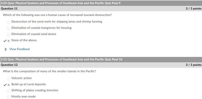 HELP Which of the following was not a human causes of increased tsunami destruction-example-1