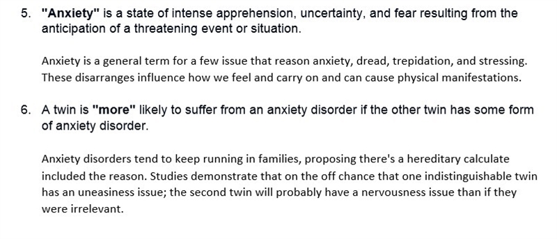 When an individual suffers from anxiety severe enough to ____________, he might be-example-2