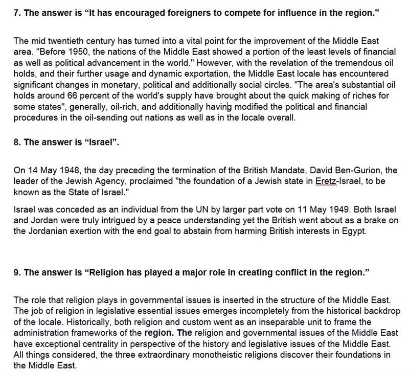 Question 1 (1 point) Question 1 Unsaved How would political maps of the Middle East-example-2