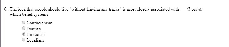 PLEASE HELP I NEED ANSWER ASAP The idea that people should live "without leaving-example-1