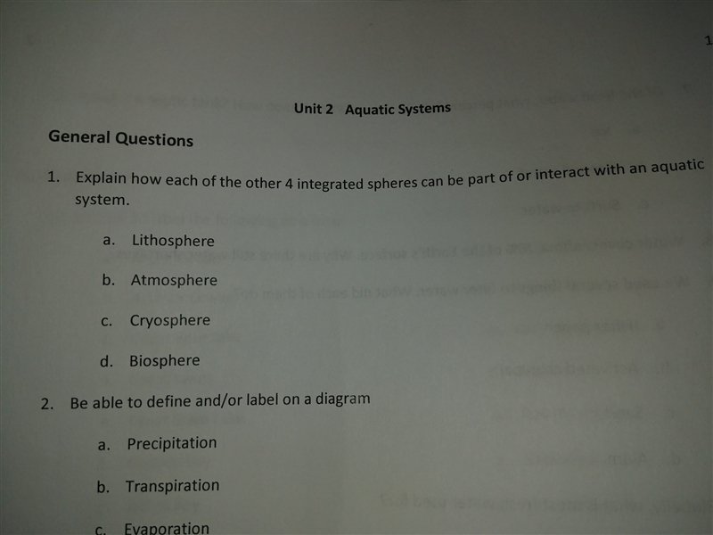 Explain how each of the other 4 intergrated spheres can be part of or interact with-example-1