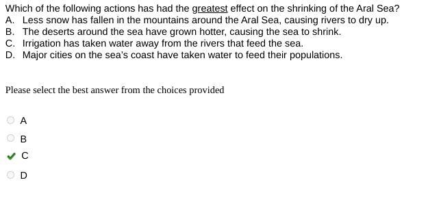 Which of the following actions has had the greatest effect on the shrinking of the-example-1