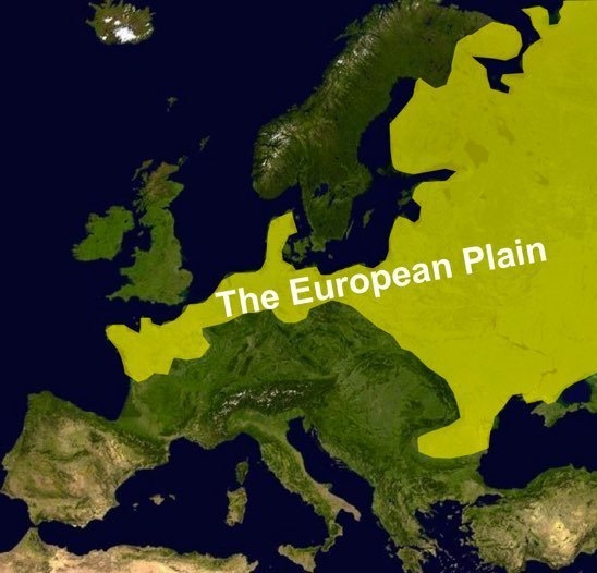 Which of these countries would be MOST likely to be found in the European Plain? Question-example-1