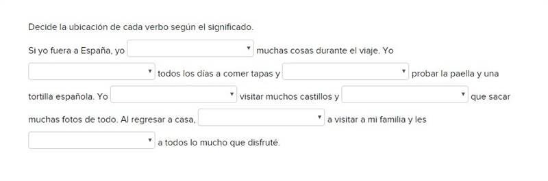 Please help These are the answer choices podría saldría diría querría tendría vendr-example-1