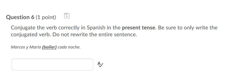 PLEASE HELP ASAP!!! CORRECT ANSWER ONLY PLEASE!!! Conjugate the verb correctly in-example-1