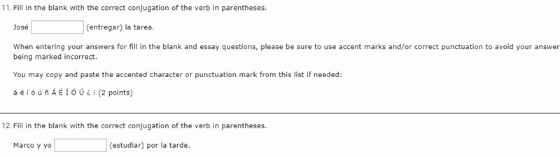 I need help with these Spanish questions-example-1