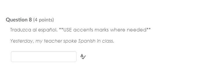 PLEASE HELP ASAP!!! CORRECT ANSWER ONLY PLEASE!!!| Traduzca al español. **USE ACCENT-example-1