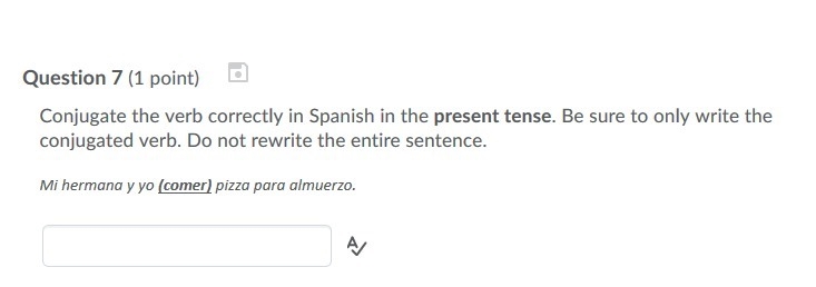 PLEASE HELP ASAP!!! CORRECT ANSWER ONLY PLEASE!!! Conjugate the verb correctly in-example-1