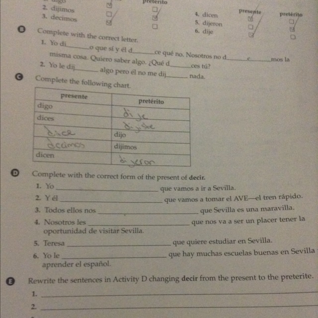 Need Help With (B) Complete With Correct Letter. & (D) Complete With The Correct-example-1