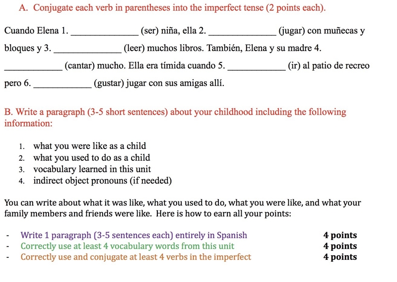 I really need help, i suck a conjugations,and this is overdue.-example-1