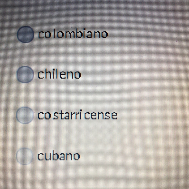 ¿De dónde es el profesor Martínez? El es de colonial, es __-example-1