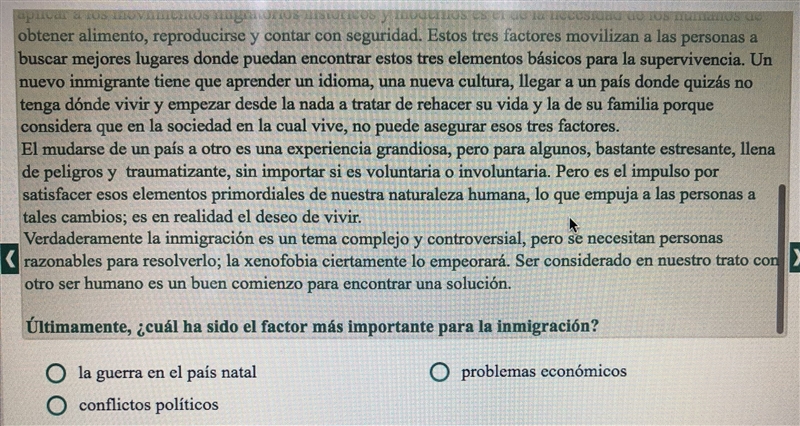 5-el numero de personas que immigran de un Pais a otro es muy pequeno falso o verdadero-example-3