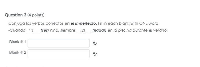 PLEASE HELP ASAP!!! CORRECT ANSWER ONLY PLEASE!!! Conjuga los verbos correctos en-example-1