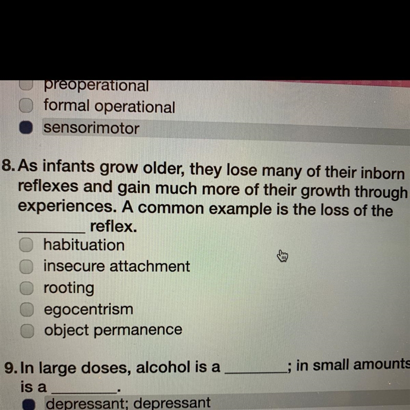 PLEASE HELP I Need an answer for this one (number 8)-example-1