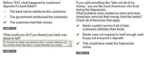 What would yo do if you feared your bank was about to fail?-example-1