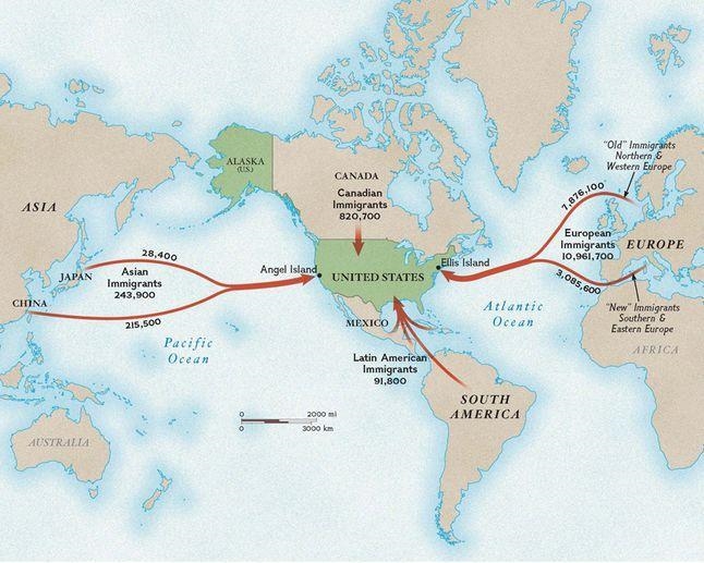 Why did native-born Americans want to restrict immigration to the United States in-example-1