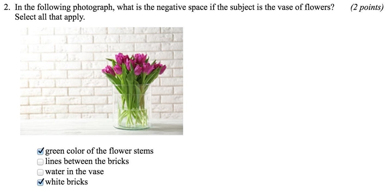 Could someone please help me with these questions for art? I've answered them but-example-2