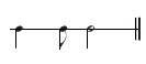 Please help :) This measure should equal four beats. Which note needs a dot added-example-1