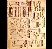 What did Louise Nevelson use to create unity in the sculpture Dawn's Wedding Chapel-example-1