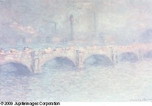 What nineteenth-century art style is represented by the piece above? Impressionism-example-1