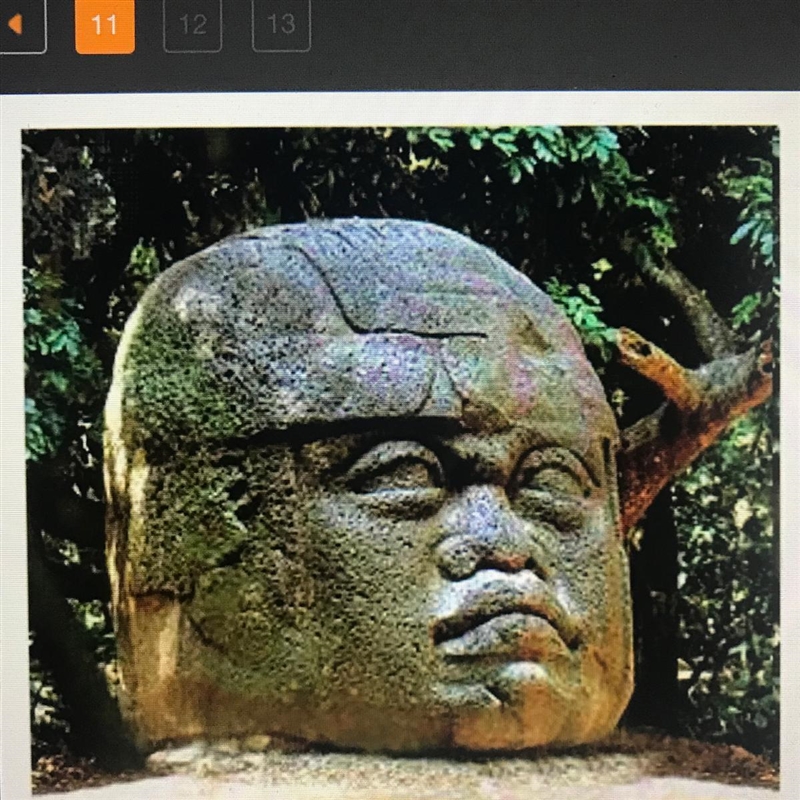 This is an example of a Freemont b. Olmec C. Mayan d. Rock-example-1