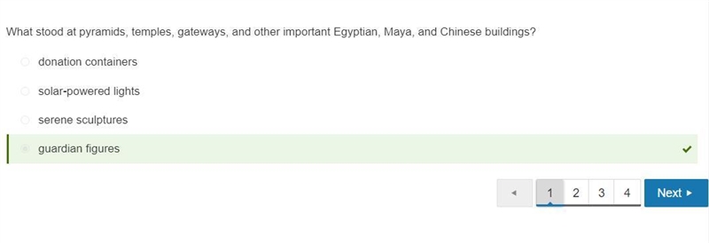 Which statements about the chinese lion figure are true. Pick all answers that are-example-1