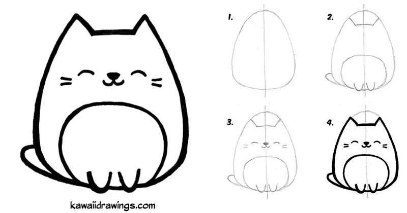 How to draw a simple cat-example-1