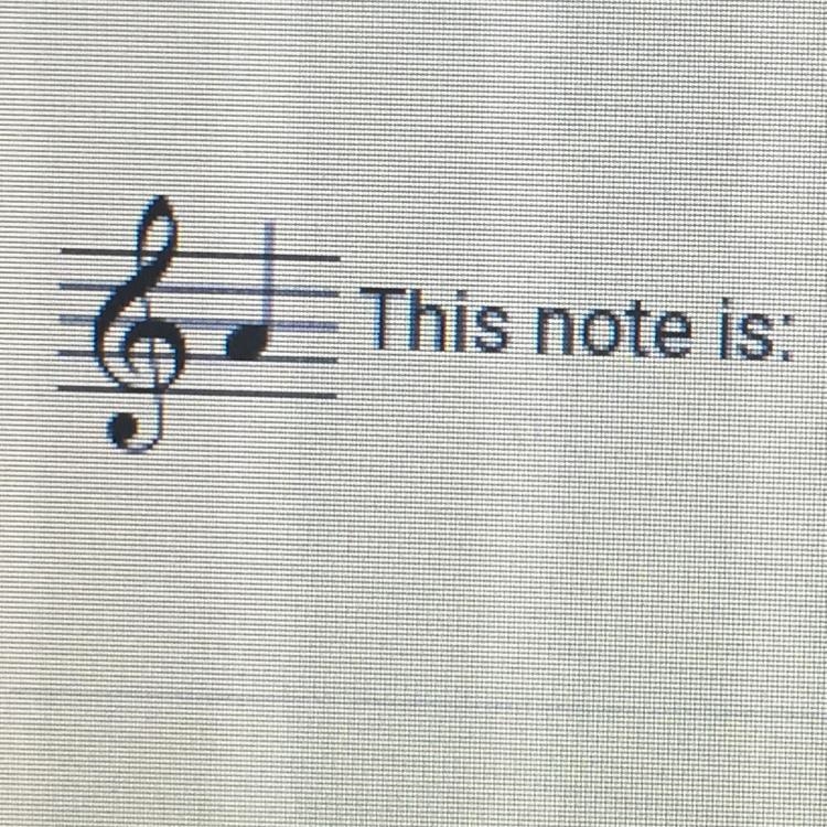 Help! A. The note B B. The note A C. The note G D. The note C-example-1