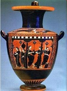 Who is given credit for painting this vase? Describe the attributes of this vase, and-example-1