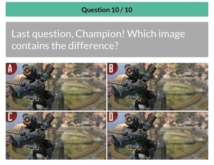 Spot the different image. A? B? C? or D?-example-1