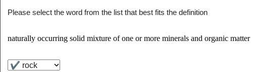 Please select the word from the list that best fits the definition naturally occurring-example-1