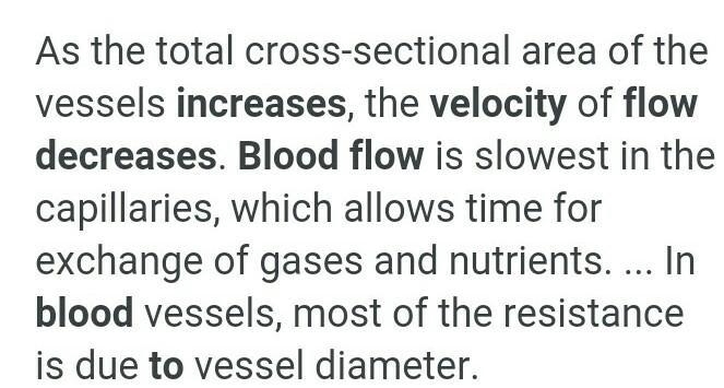 What can increase/decrease the velocity of blood flow?-example-1