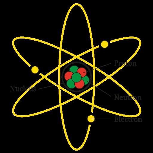 What is found in the nucleus of an atom? Question 1 options: electrons neutrons and-example-1