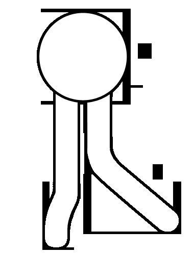 Study the image. Which description best describes the parts of the molecule? A is-example-1