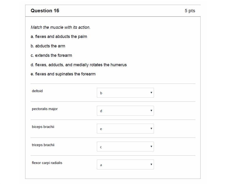 Question 9 1 pts Since skeletal muscle movements are controlled by nerve impulses-example-1