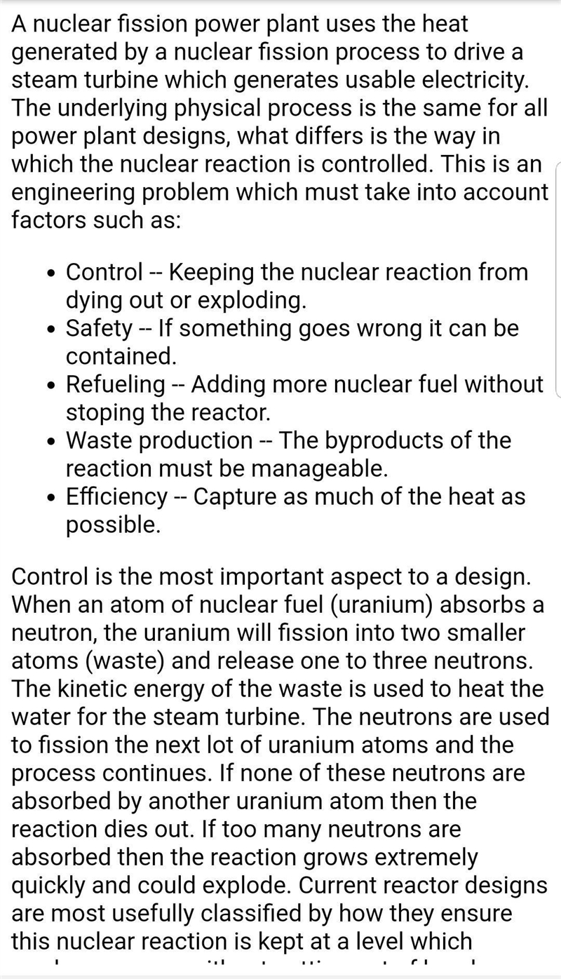 Nuclear reactors do not have combustion, so how is heat supplied to do work-example-2