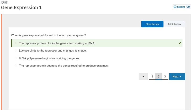 PLEASE HELP 80 POINTS!! Which gene expression is blocked in the lac operon system-example-1