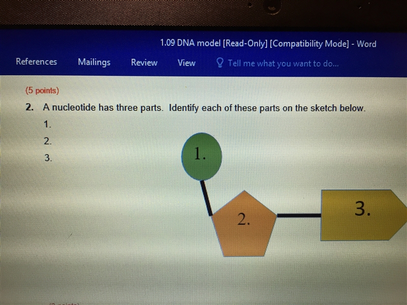 I need help with this question need some to help identify one to three.-example-1