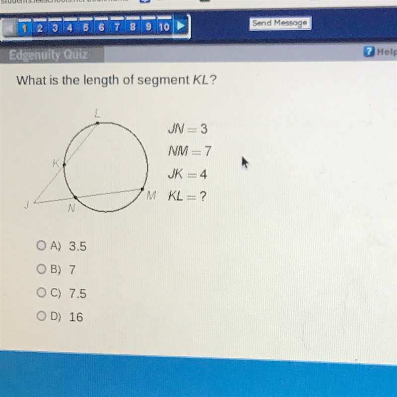 What is the length of segment KL?-example-1