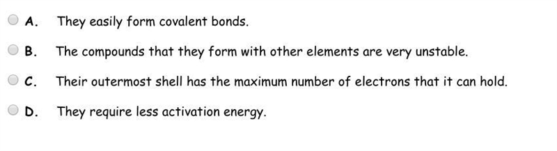 The periodic table houses noble gas elements in group 18. These elements are highly-example-1