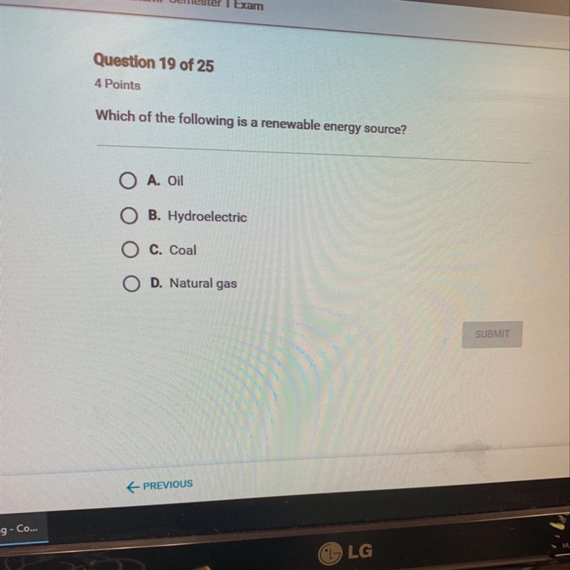 Which of the following is a renewable energy source-example-1