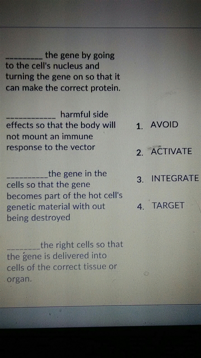 Find the word to correctly describe the action that makes a vector successful-example-1