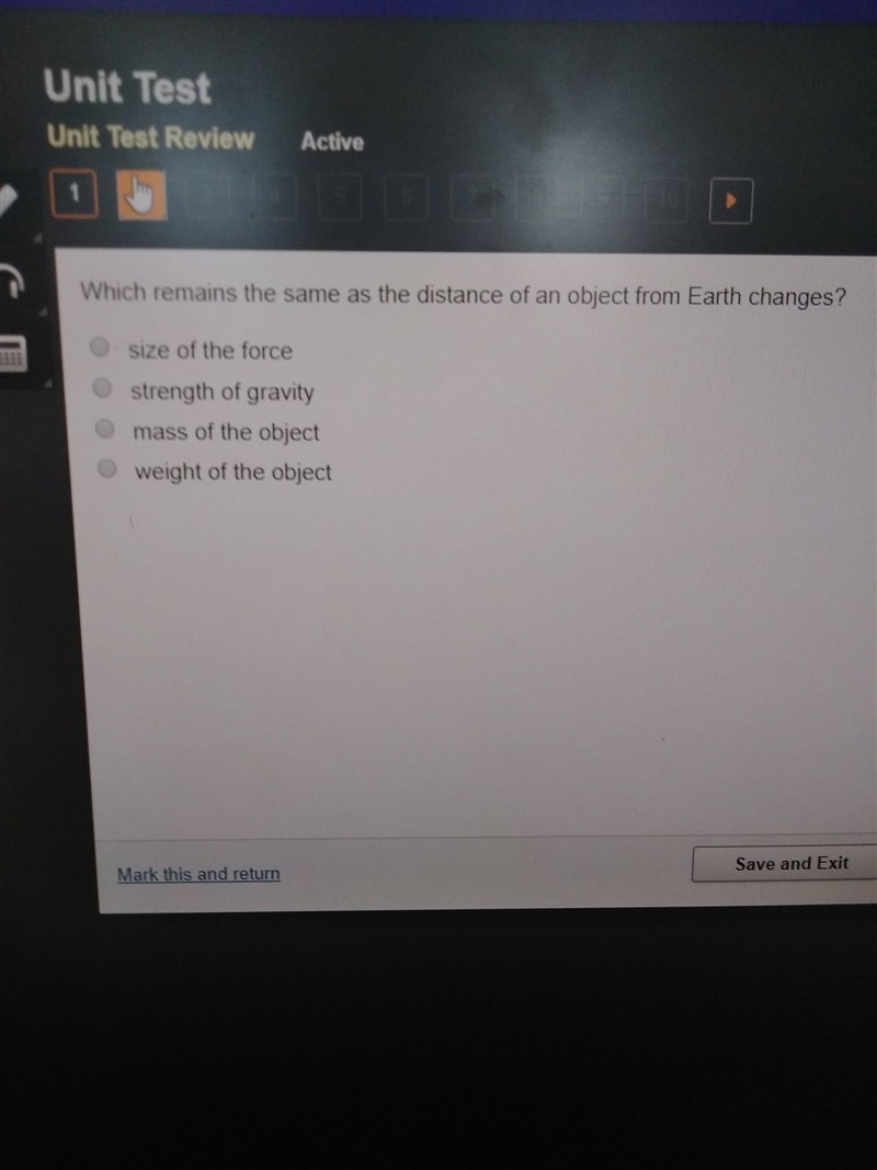 Which remains the same as the distance of an object from earth xhanges-example-1