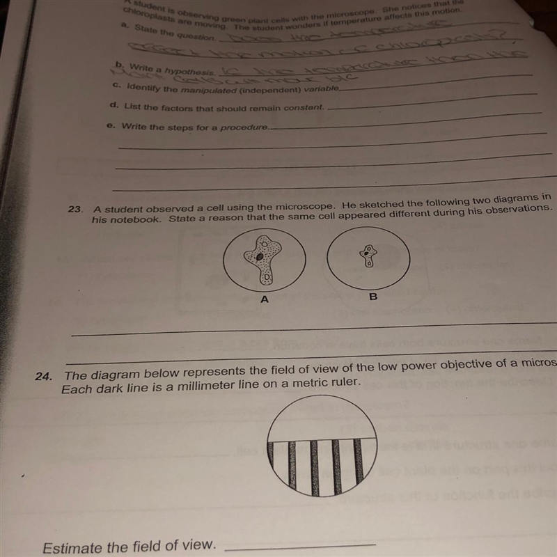 PLS HELP FOR SCIENCE 6th grade work-example-1