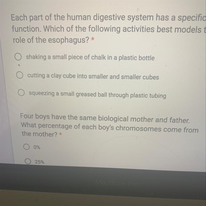 each part of the human digestive system has a specific function which of the following-example-1