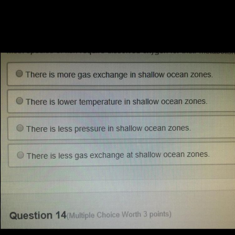 Most species of fish require dissolved oxygen for their metabolism. Why would these-example-1