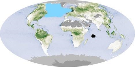 The absorption of carbon dioxide from plants can be analyzed via satellite as shown-example-1