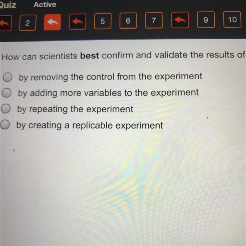 How can scientists best confirm and validate the results of an experiment so they-example-1